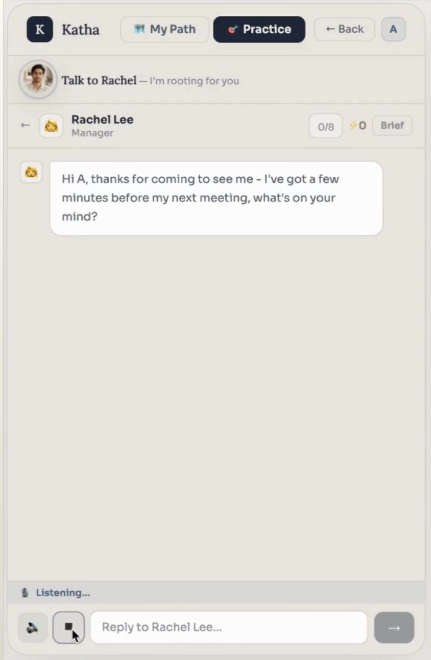 Katha - voice-first roleplay with realistic characters